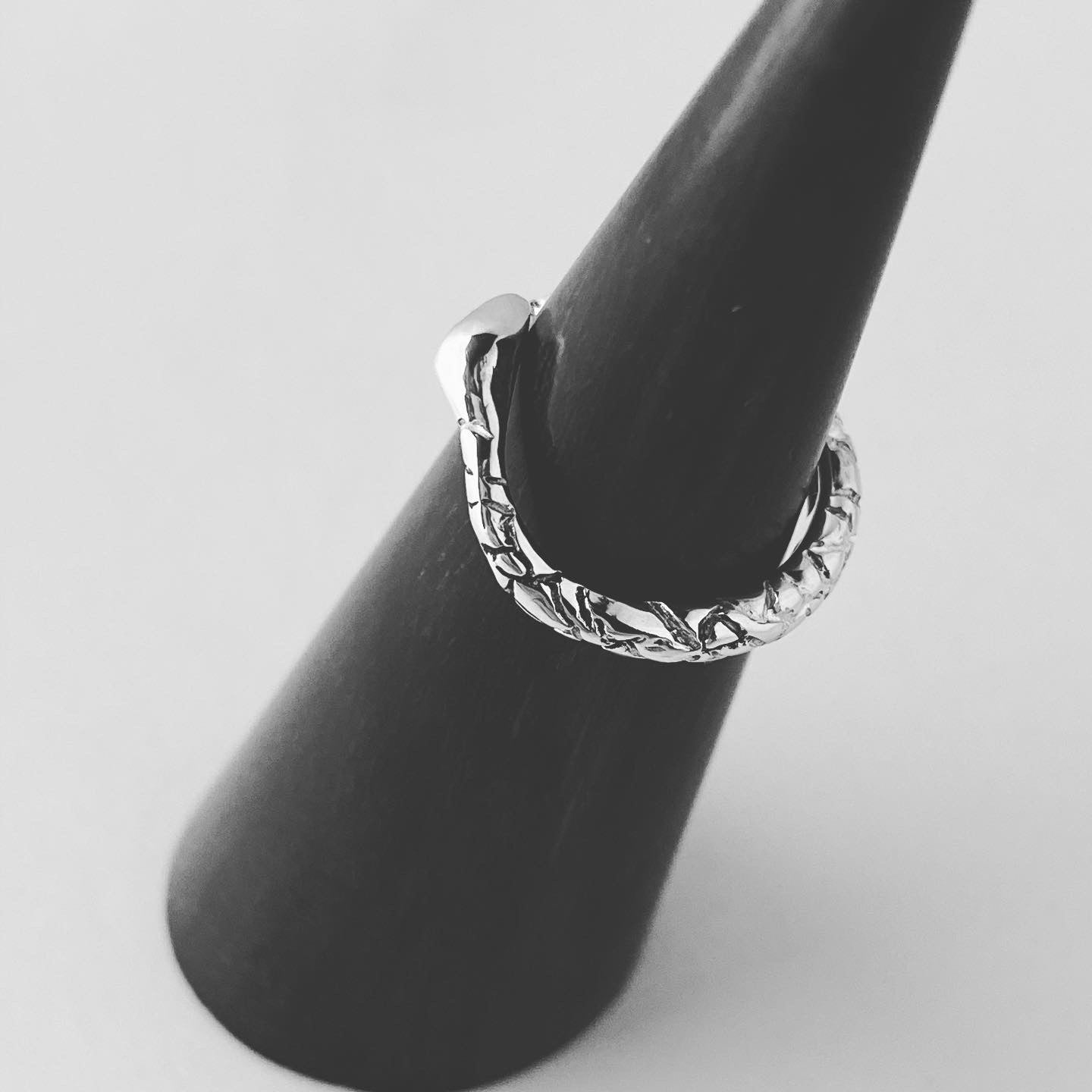 -Snake- Silver Ring 21-R1