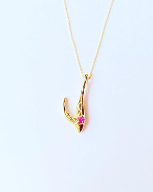 -Dance- Ruby 18KYG Necklace 20MN01